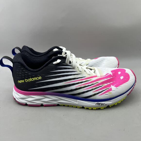 New Balance 1500v5 Road Running Shoes Women Size 8.5 White Pink Comfort Sneakers - Picture 1 of 8
